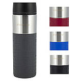 Термокружка Kamille червоний 420мл з нержавіючої сталі KM-2098, фото 10