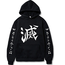 Худi чорний LOYS Demon Slayer Tanjiro Zenitsu Inosuke XS
