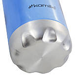 Спортивна пляшка для води Kamille Блакитний 700мл з пластика KM-2305, фото 6