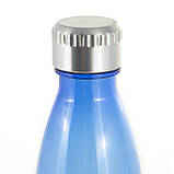 Спортивна пляшка для води Kamille Блакитний 700мл з пластика KM-2305, фото 7