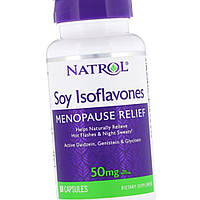 Підтримка при менопаузі Natrol Soy Isoflavones Menopause Relief 50 mg 60 caps