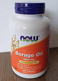 Олія огірковика NOW Borage Oil 1000 mg 120 гелевих капсул, фото 3