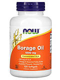 Олія огірковика NOW Borage Oil 1000 mg 120 гелевих капсул, фото 4