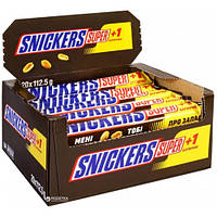 Упаковка батончиков Snickers Super +1 112.5 г (20 шт)