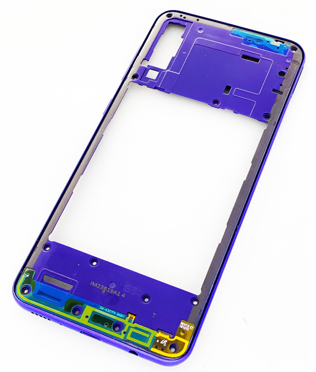 Рамка корпусу Samsung A307F Galaxy A30s 2019, фіолетова, Prism Crush Violet, фото 1