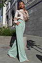 Широкі жіночі брюки палаццо Пауліно колір мокко 44 46 48 розміри, фото 7