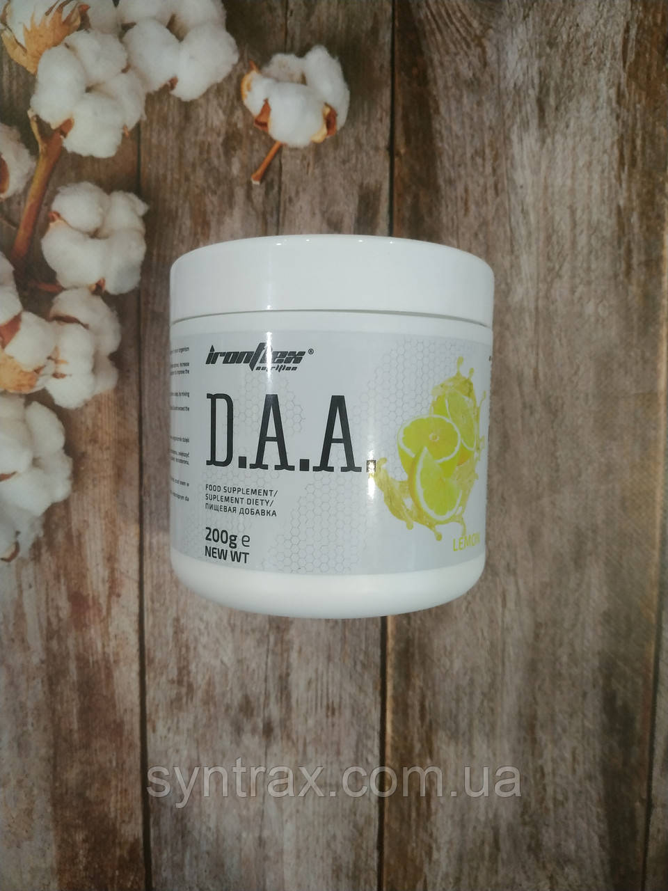 IronFlex DAA 200g Lemon, д-аспрагінова кислота даа, фото 1