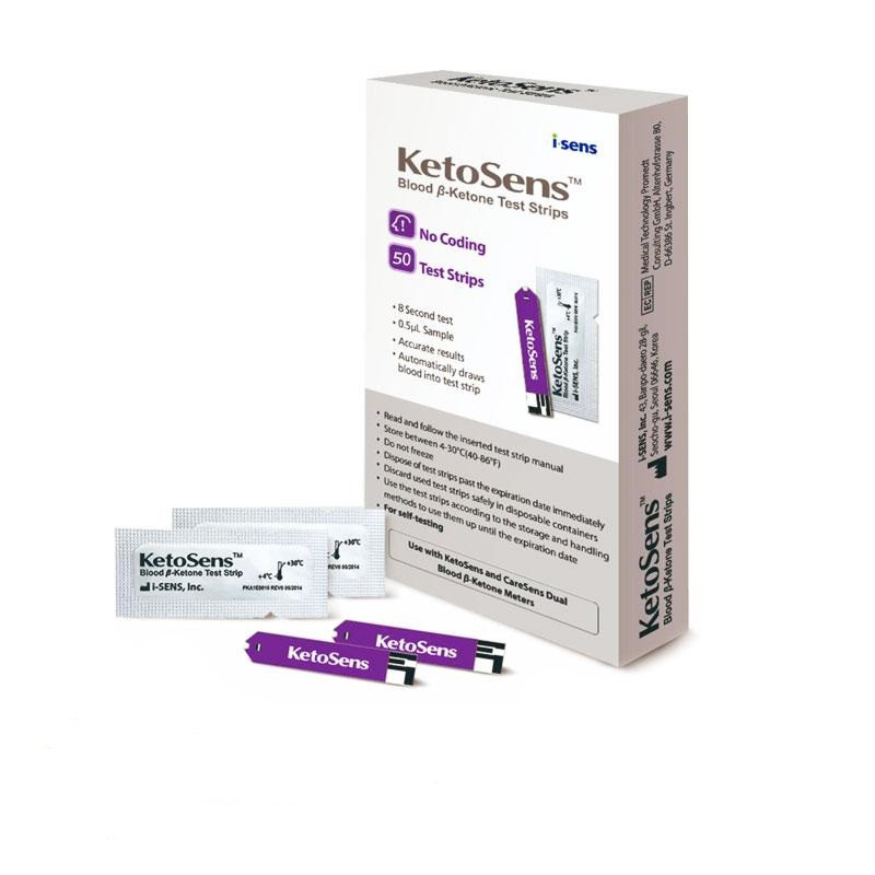 KetoSens тест-смужки на кетони в крові тварин, 50 шт/пак, фото 1