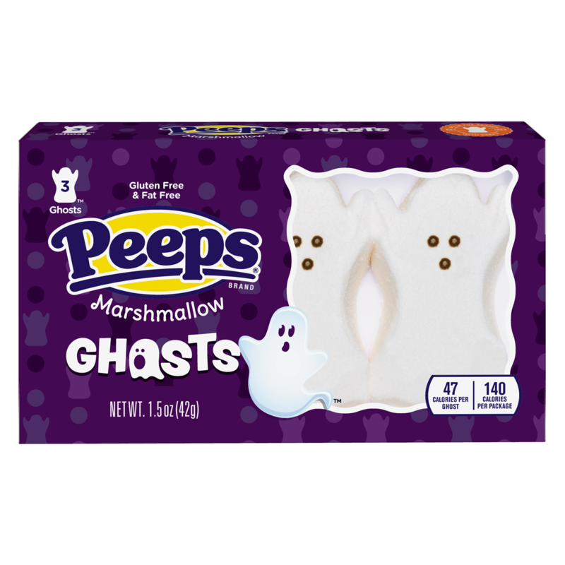Маршмеллоу Peeps Ghost Marshmallow Halloween candy 42g, фото 1