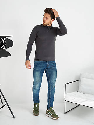 Гольф теплий кашемір темно-сірий 46-50, фото 1