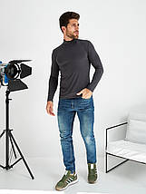 Гольф теплий кашемір темно-сірий 46-50, фото 4