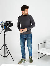 Гольф теплий кашемір темно-сірий 46-50, фото 5