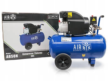 Масляний компресор AIRBOX AB50VK 50 л 1.5 кВт компресор повітряний електричний