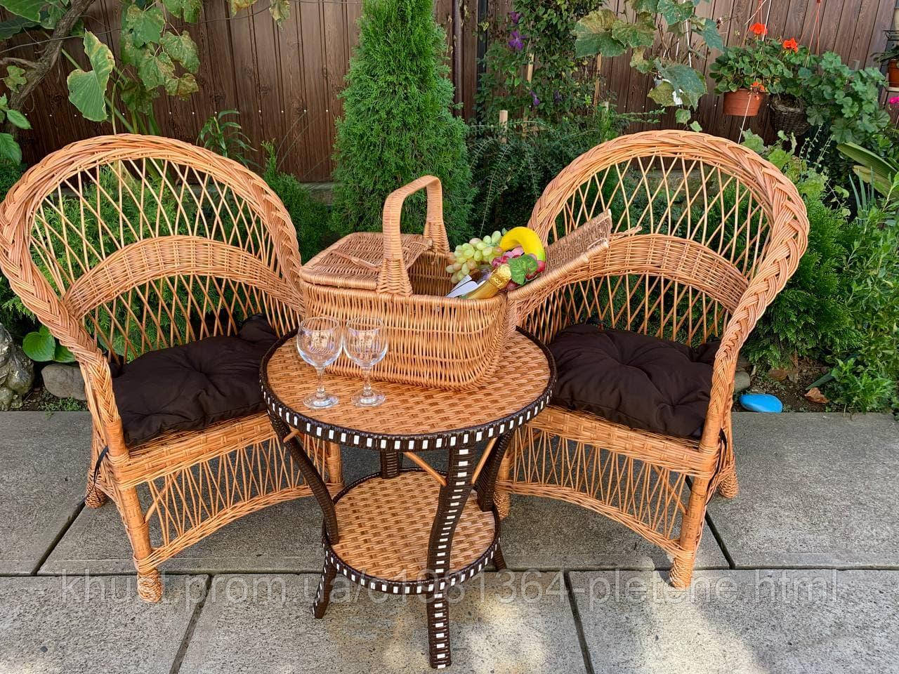 Набір меблів з лози .КОРЗИНКА 1600 ГРН., фото 1