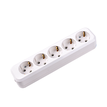 Колодка з 5 розеток, розетка 5 контактна без кабелю з заземленням (ID ...