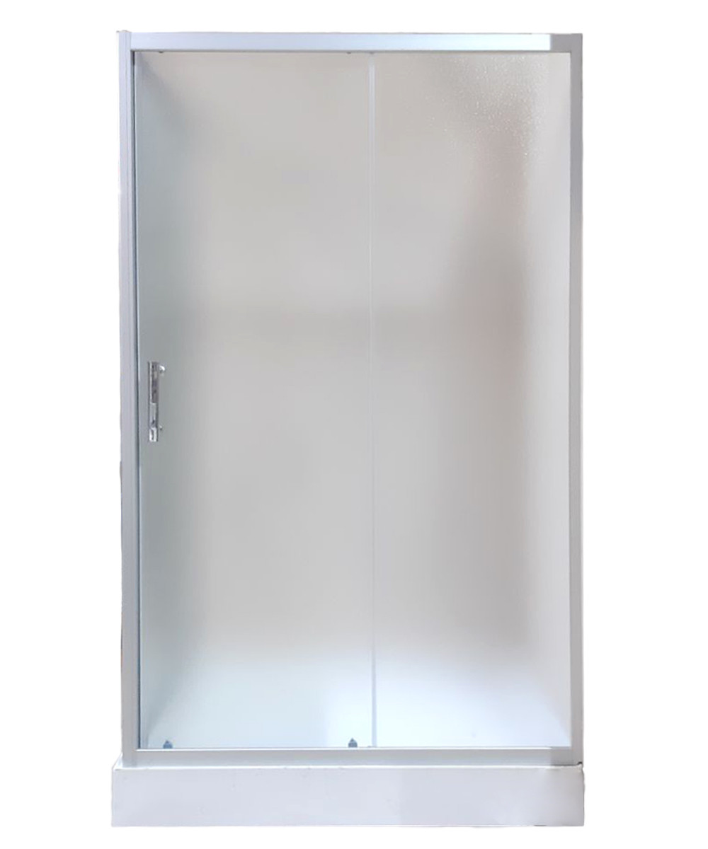 Душова кабіна 100*80*195 см прямокутна на низькому піддоні, скло матове 5 мм ТМ Ko&Po