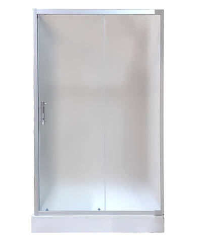 Душова кабіна 100*80*195 см прямокутна на низькому піддоні, скло матове 5 мм ТМ Ko&Po, фото 1