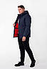 Модна чоловіча куртка демісезонна з капюшоном розміри 48-60, фото 7