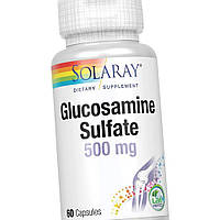 Глюкозамін сульфат 500мг Solaray Glucosamine Sulfate 500 60 капсул