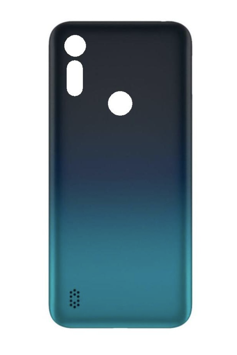 Задня кришка для Motorola XT2053 Moto E6s, синя, Peacock Blue, оригінал (Китай), фото 1