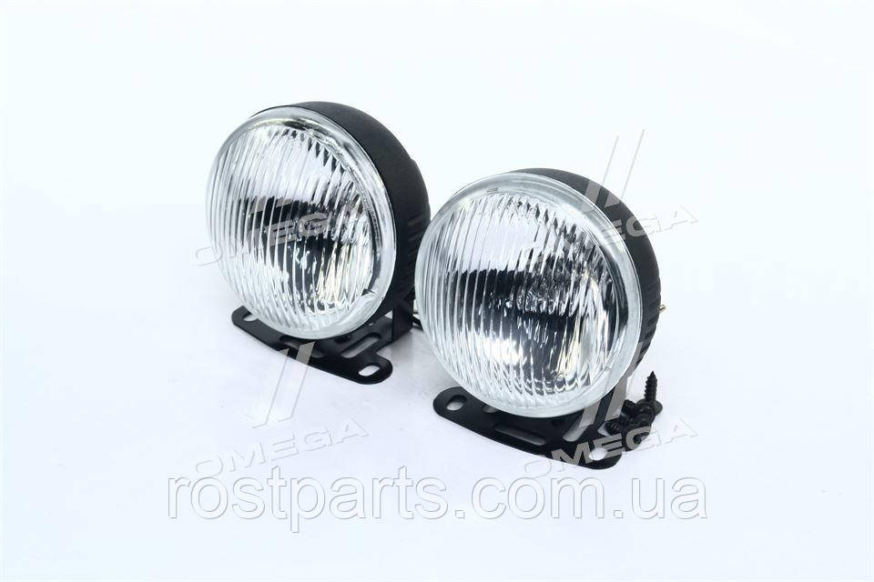 Фари додаткові білі, H3/12V/55W, D=90mm