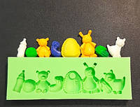 Молд силиконовый для мастики карамели шоколада Детские игрушки 11,0 см на 3,3 см