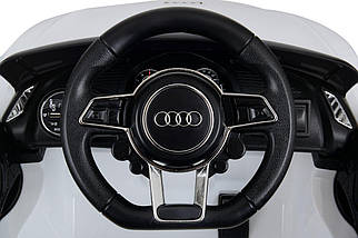 Дитячий електромобіль AUDI HL-1818 білий (42300132) (ліцензійний), фото 6