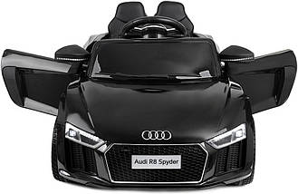 Дитячий електромобіль AUDI HL-1818 чорний (колеса EVA) (42300140) (ліцензійний), фото 3