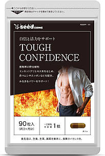 Seedcoms Tough Confidence комплекс для чоловічої сили та здоров'я, 90 капсул на 90 днів