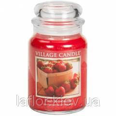 Аромасвічка Village Candle Свіжа полуниця (час горіння до 170 год), фото 1