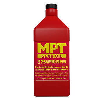MPT ® 100% Full Synthetic Gear Oil 75W90 NFM (No Friction Modifier)