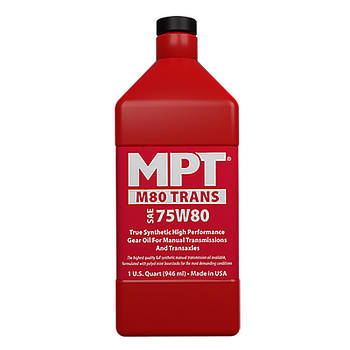 MPT ® 100% Full Synthetic M80 TRANS Gear Oil 75W80 For Manual Transmissions And Transaxles