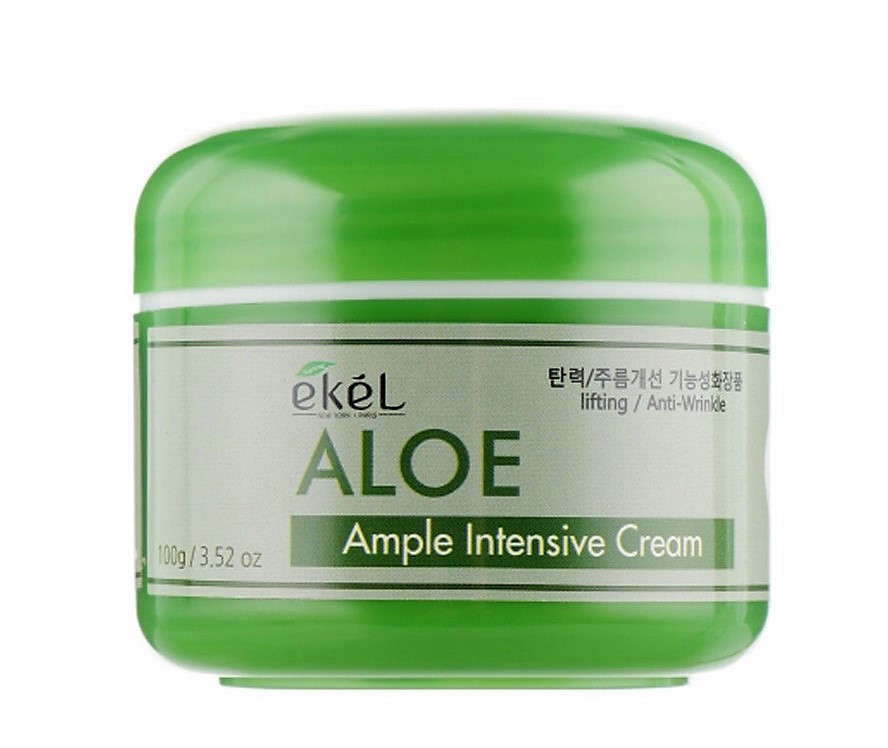 Ампульний крем для обличчя з алое Ekel Ample Cream Intensive Aloe 100 мл