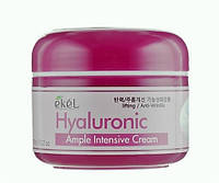 Ампульный крем для лица с гиалуроновой кислотой Ekel Ample Intensive Cream Hyaluronic 100 мл