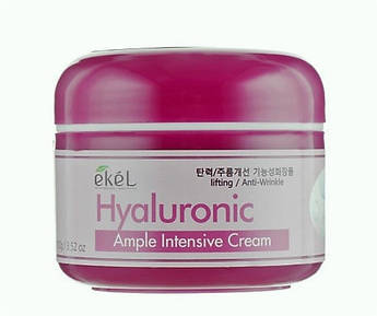 Ампульний крем для обличчя з гіалуроновою кислотою Ekel Ample Cream Intensive Hyaluronic 100 мл