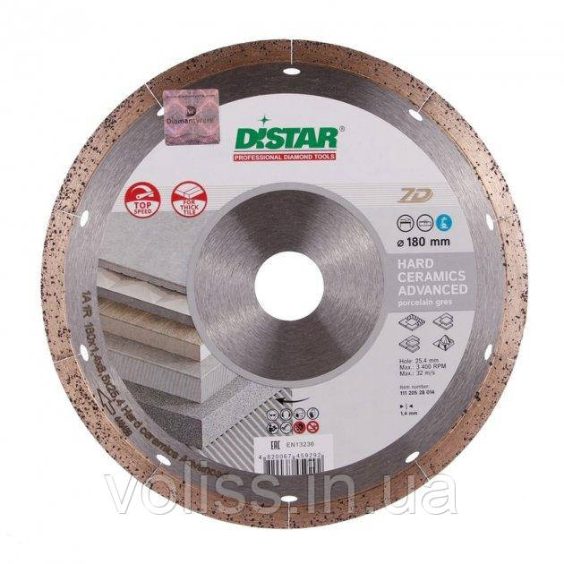 Диск алмазний Distar 180*25.4 мм Hard Ceramcs Advanced, фото 1