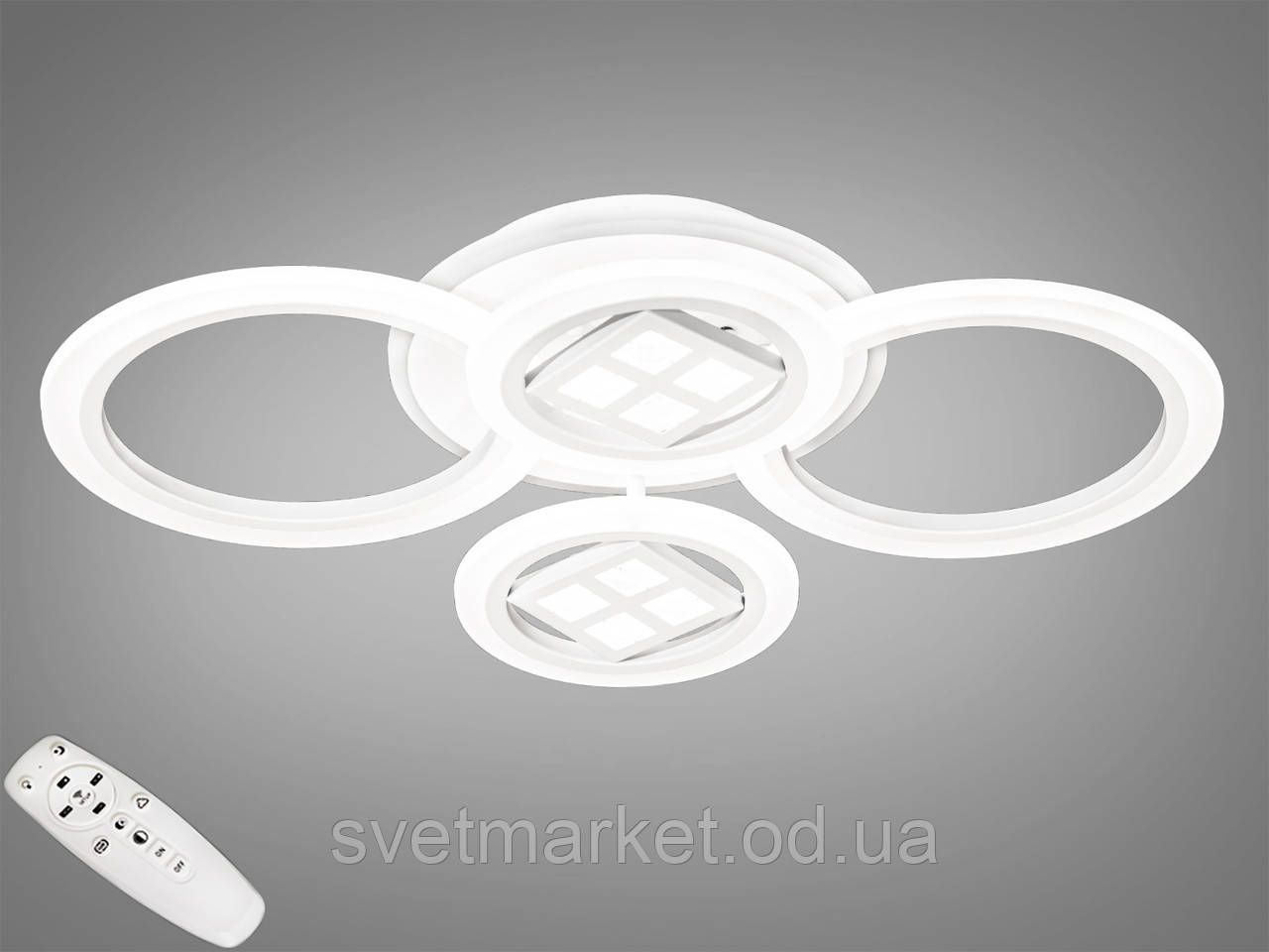 LED-люстра з димером і RGB-підсвіткою AD8200/2+2WH LED RGB dimmer