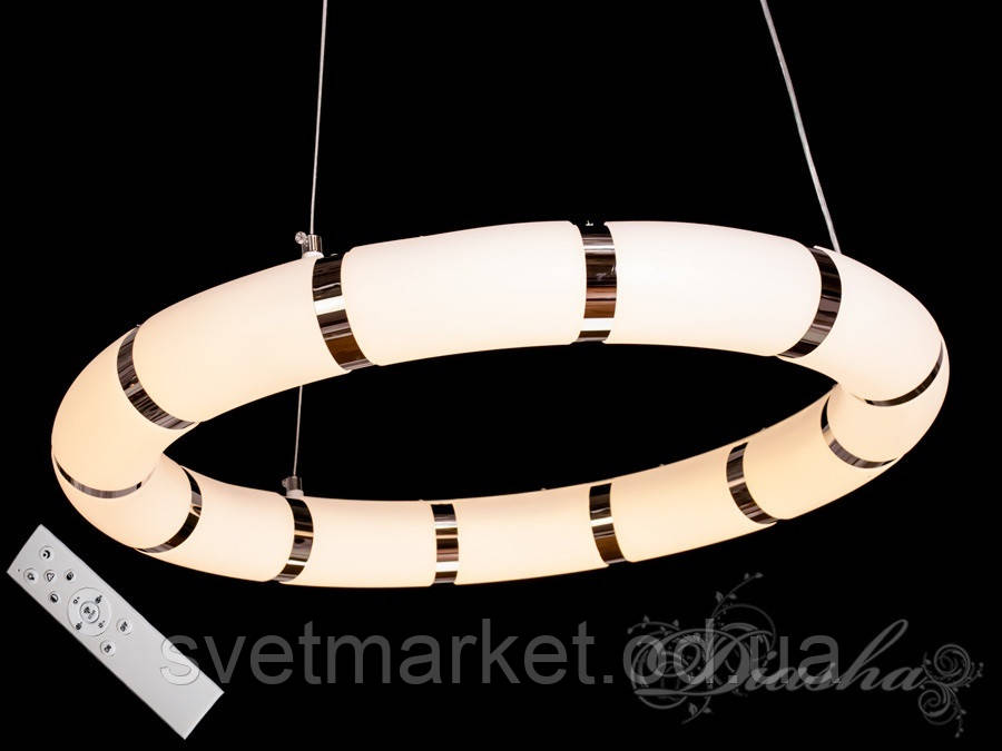 Сучасна світлодіодна люстра MD2437-600WH dimmer, фото 1