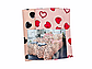 Комплект постільної білизни полуторний з сатину Валентинки 147х217 см, фото 4