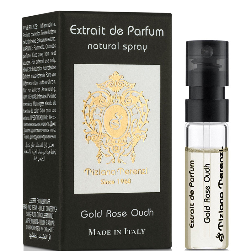 Духи Tiziana Terenzi Gold Rose Oudh для чоловіків і жінок - parfum 1.5 ml vial, фото 1
