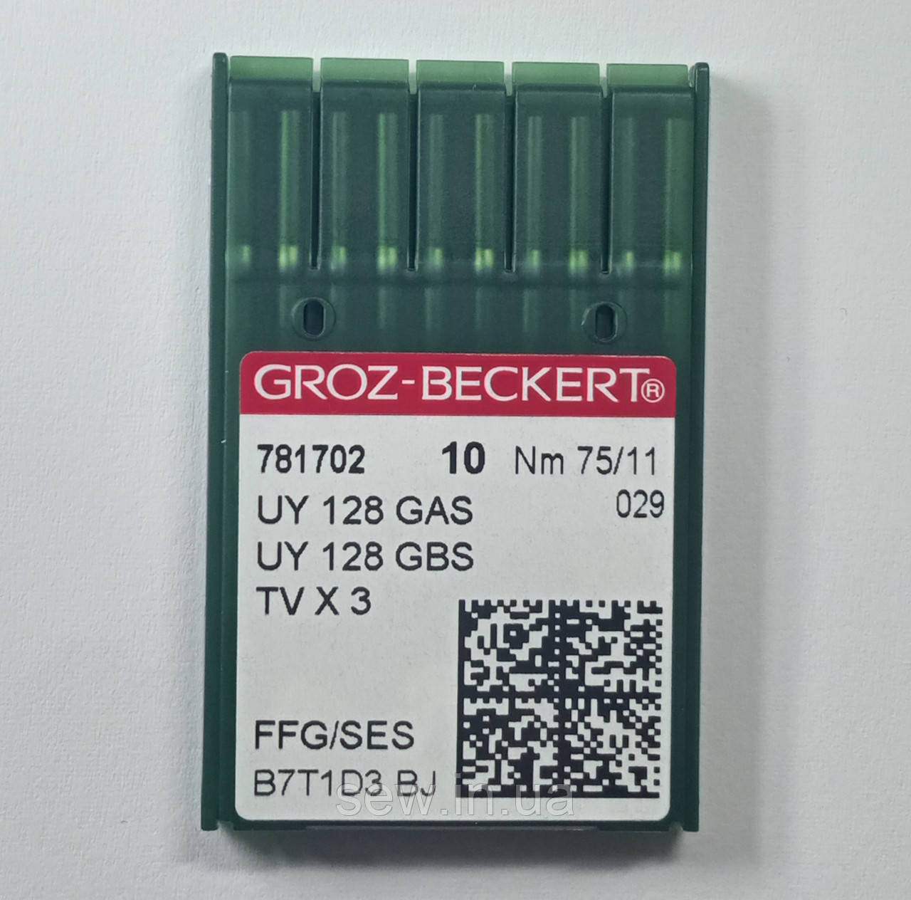 Голки Groz-Beckert UY128GAS SES No 75, фото 1