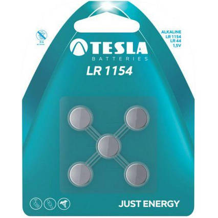 Батарейки TESLA LR1154 (LR44, AG13), 5 штук