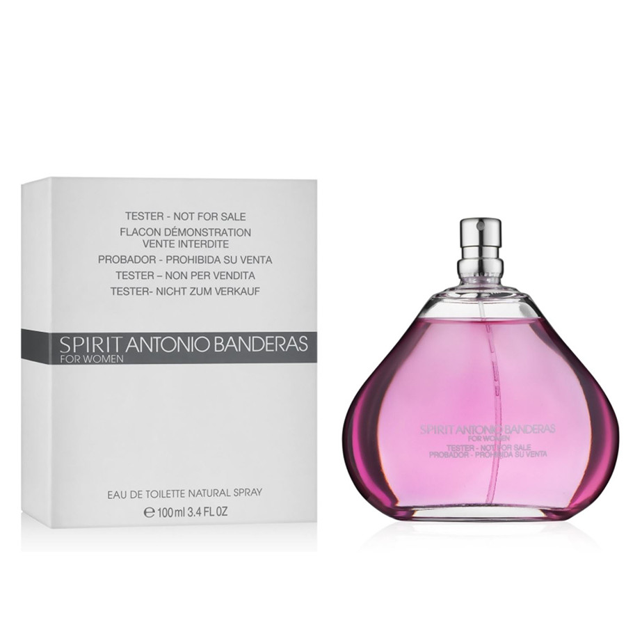 Туалетна вода Antonio Banderas Spirit for Woman для жінок - edt 100 ml tester, фото 1