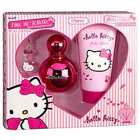 Набор Sanrio Hello Kitty Eau De Toilete для девочек - set (edt 100 ml + b/l 150 ml + charm)