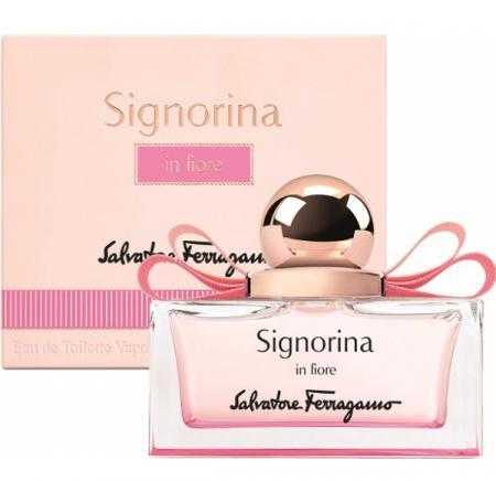 Туалетна вода Salvatore Ferragamo Signorina In Fiore для жінок - edt 50 ml, фото 1