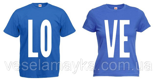 Парна футболка "Love", фото 1