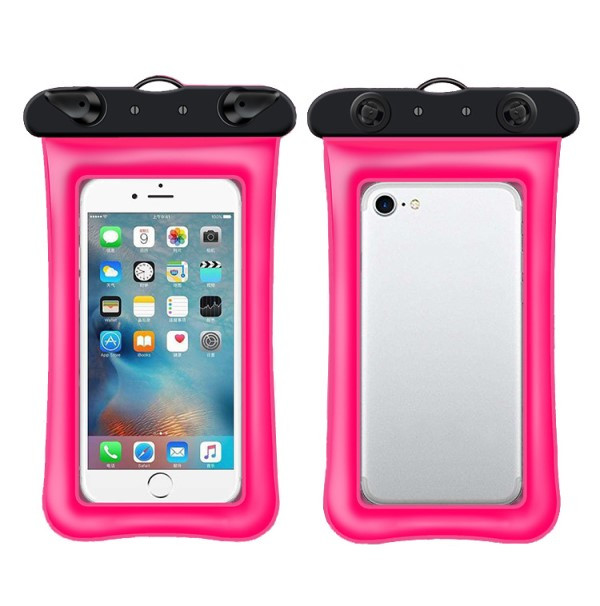 Чохол для смартфона водонепроникний універсальний AirCase рожевий, фото 1