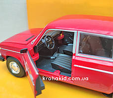 Металлическая машинка ВАЗ-2106 "Жигули Шестерка" "АВТОПРОМ" со светом и звуком размер 18*7 см масштаб 1:22, фото 6
