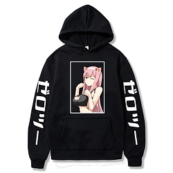 Худі чорний LOYS Аніме Zero Two XS