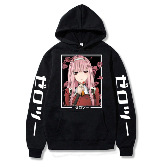 Худi чорний LOYS Аніме Darling In The Franxx Битва титанів XS